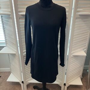 Athleta Classic Black Long Sleeve Dress